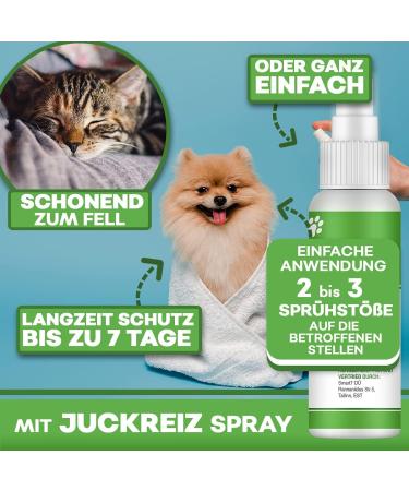 Buy HelloAnimal ITCHING Spray for Dogs & Cats - Relieve Skin Irritations Fleas & Mites - Fast Effective Care Worldwide - Buy Online on GoSupps.com