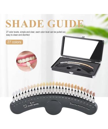 27 Colors Shade Guide Shade Chart Teeth Color Contrast Comparison for Home Beauty Salon Use R-27 - Buy Online on GoSupps.com