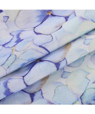 Summer Dresses for Women 2023: Elegant Loose Print V-Neck Dress with Pockets | A05-purple, XX-Large - Buy Online on GoSupps.com