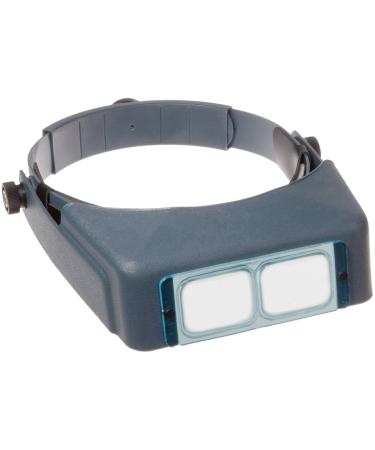 Donegan DA-4 OptiVISOR Headband Magnifier, 2X Magnification Glass Lens Plate, 10" Focal Length 2x Magnification, 10" Focal Length