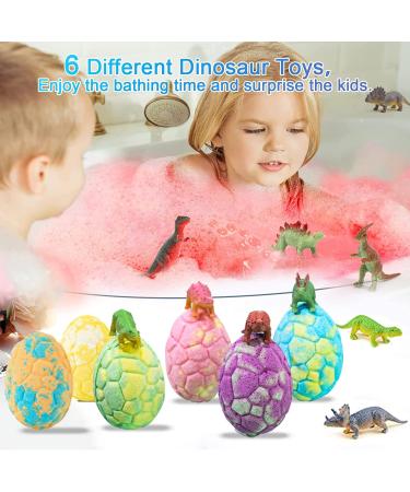 Jurassic Bathing Balls Set - 6PCS Foam Bath Toys for Kids & Adults | Dinosaur Toy Bath Balls with Natural Plant Essence | Ideal for Swimming & Relaxation - Buy Online on GoSupps.com