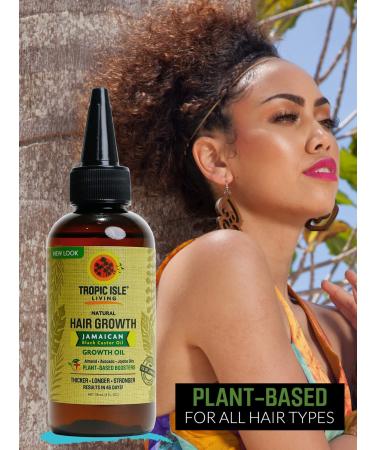 Tropic Isle Living Jamaican Black Castor Oil Hair Growth Oil with Daily Leave-In Conditioner Mist - Buy Online on GoSupps.com