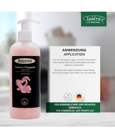 Buy Lorito Premium Liquid Soap - Creamy Rose 6 x 500ml | Vegan Hand Soap for Sensitive Skin | Allergy-Friendly Pumping Bag - Buy Online on GoSupps.com