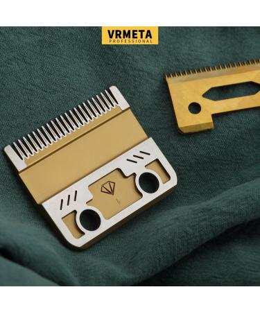VRMETA New Upgrade Professional Replacement Hair Clipper Blades for Wahl Clippers Wahl 5-Star Senior Magic Clip Compatible with 8148 8504 1919 2241 2240 8591(Gold) - Buy Online on GoSupps.com