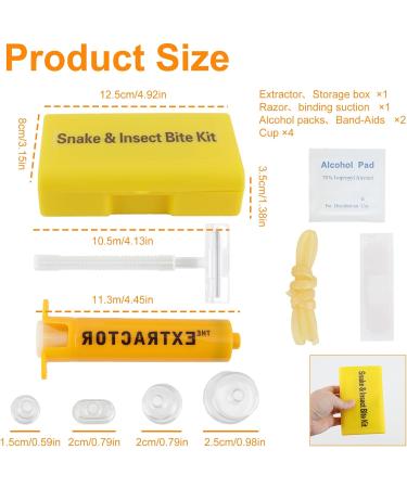 Bug Bite Suction Tool - Insect Bite and Bee Sting Extractor Kit | Portable Bug Bite Relief Set for Outdoor Activities | Effective Poison Removal & Itch Reduction - Buy Online on GoSupps.com