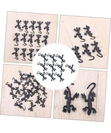 Whamvox 10-Pack Halloween Gecko Toys | Fun April Fools & Mini Decorations | Black 3.5x8cm Halloween Gifts - Buy Online on GoSupps.com
