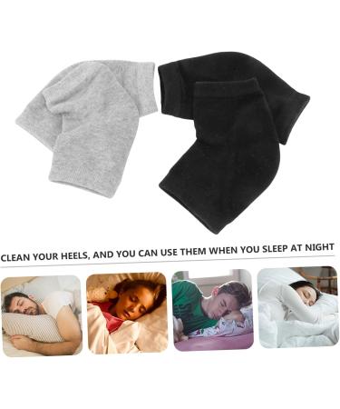 FOMIYES 2 Pairs Gel Heel Socks Original Socks Spa Socks Cracked Heels Spa Heel Socks Skin Moisturizing Socks Sleep Spa Socks Lining Infused Sock Cotton Socks Hydrating Men and Women - Buy Online on GoSupps.com