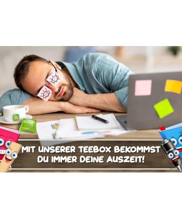 Make a Pause Tea Box - 6 Delicious Teas Gift Set for Colleagues Students & Schoolchildren | 30 Tea Bags Perfect for Office & University - Buy Online on GoSupps.com