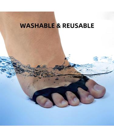 Buy Toe Separators for Men - Correct Toes Silicone Spacers for Yoga Running & Comfort - Buy Online on GoSupps.com