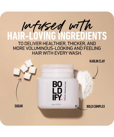 BOLDIFY Scalp Scrub | Pre-Wash Hair Treatment for Volume & Growth | Detoxifying Exfoliator for Healthy Hair & Scalp - Buy Online on GoSupps.com
