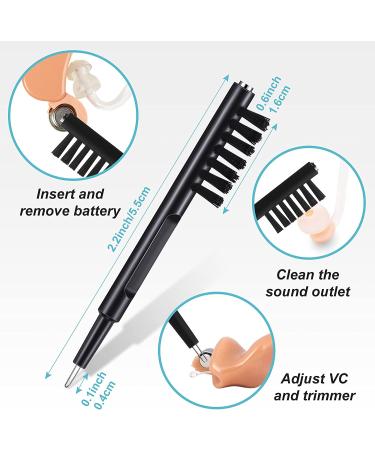 48 Universal Hearing Aid Domes + 7 Cleaning Tools with Bag - BTE Sound Amplifier Accessories - Buy Online on GoSupps.com