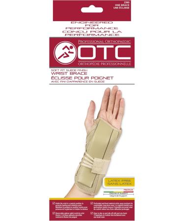 OTC Wrist Brace for Postoperative Care - Soft-Fit Lace Closure Splint for Left Hand - Small Size - Buy Online on GoSupps.com