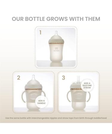 Perry Mackin Anti-Colic Silicone Baby Bottle 6oz White (2-Pack) - Set of 2 | BPA-Free, Leak-Proof Design - Buy Online on GoSupps.com