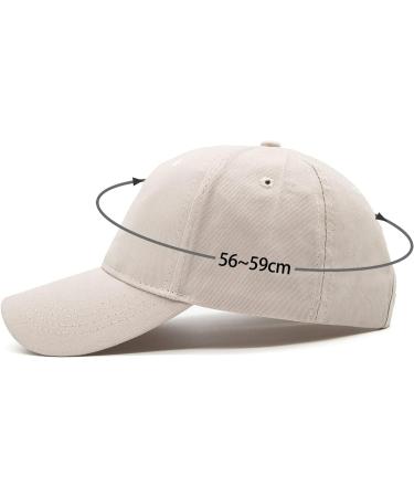 Ruyosn Women's High Ponytail Cap - Summer Cotton Sun Protection Hat in Beige | Stylish Hip Hop Fashion for Outdoor Activities - Buy Online on GoSupps.com