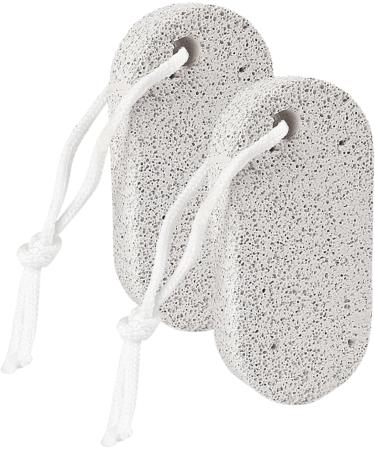Pierre Ponce pour Pieds | Gommage Pour Talons Et Paumes | 2 Pierres Naturelles Solides Adulte Mains Talons Paumes Coudes Corps Femme Homme - Buy Online on GoSupps.com