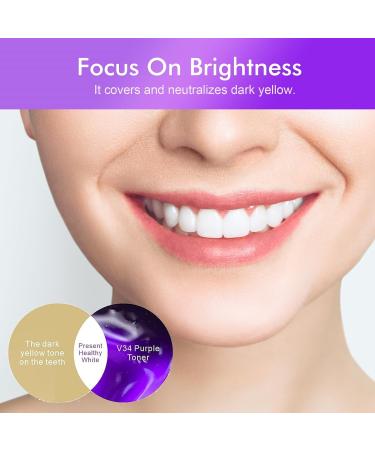 Buy Purple Toothpaste for Whitening - Teeth Stain Removal & Colour Corrector | Fast International Shipping - Buy Online on GoSupps.com