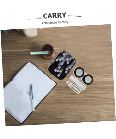 Solustrie Colored Contact Lens Case | Cute & Practical Organizer for Travel | Small Decorative Box | Shop Now! - Buy Online on GoSupps.com