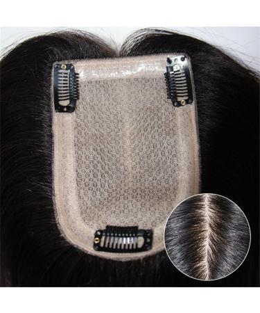 Human Hair Clip-in Topper for Women | Silk Base | 9x14 cm | Perfect for Thinning Hair | International Shipping - Buy Online on GoSupps.com