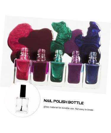  POPETPOP POPETPOP Refillable Glass Containers Refillable Cosmetic Bottles Refillable Nail Polish Bottles Nail Polish Holder Nail Polish Holder Glass - Buy Online on GoSupps.com