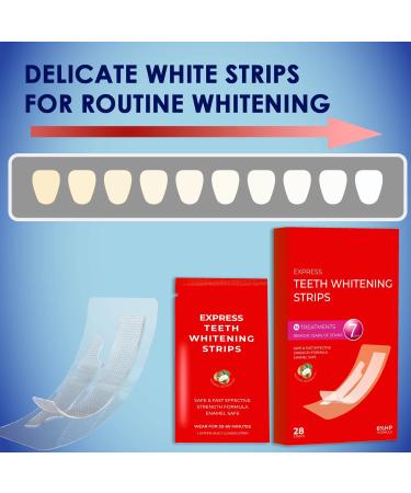 Teeth Whitening Strips Kit (28Pcs) - Sensitive Teeth Whitening Treatment - Buy Online on GoSupps.com