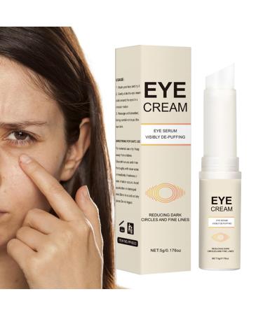 Eye Cream Night Sleep Eye Cream Firming Balm Brightening Moisturizing Stick for Women Reduces Dark Circles and Puffiness