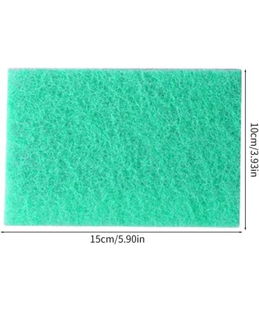 10pc Heavy Duty Scrub Pad Sponge Dishwasher No-Scratch Green Reusable Household Scrub Pad for Kitchen and Dishwasher Cleaning Tools - Buy Online on GoSupps.com