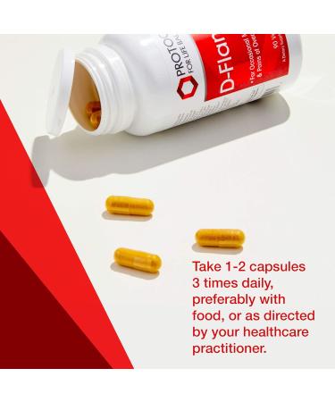 Protocol D-Flame Joint Supplement - 90 Veg Caps for Pain Relief & Mobility | International Shipping Available - Buy Online on GoSupps.com
