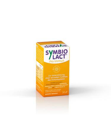 Symbiolact per immune 30 capsules: nutritional supplement to strengthen immune defense with lactic acid bacteria and the vitamins D3 B12 and B9