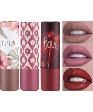 Velvet Dark Red Long Lasting Lipstick - Waterproof, High Coverage Lip Color for Women - Buy Online on GoSupps.com