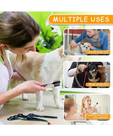 2 Pieces Dog Tear Comb Dog Eye Comb Tear Stain Remover Comb Dog Eye Grooming Comb Double-Sided for Removing Crust and Mucus - Buy Online on GoSupps.com