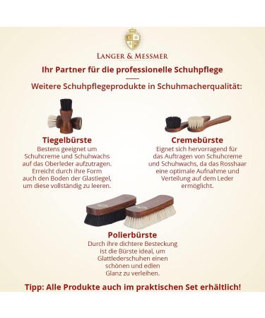 Langer & Messmer Finest Leather Cream 50Â ml in Various Colours Brown - Buy Online on GoSupps.com