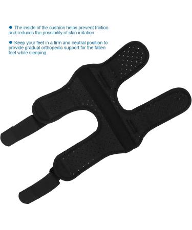 Buy Drop Foot Brace - Breathable Orthotic Night Splint for Plantar Fasciitis | Adjustable Compression Wrap for Improved Gait & Injury Prevention - Buy Online on GoSupps.com