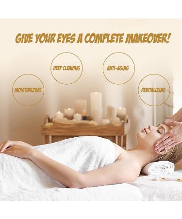 Nielies 24K Collagen Eye Pads - 30 Pairs for Anti-Aging, Dark Circles, Puffiness, Hydration, Blackhead Removal, and Wrinkle Reduction - Gold Eye Patches for Women and Men - Buy Online on GoSupps.com