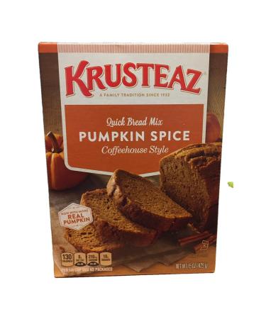 Krusteaz Pumpkin Spice Quick Bread Mix 15 oz - Pack of 3 - Buy Online on GoSupps.com
