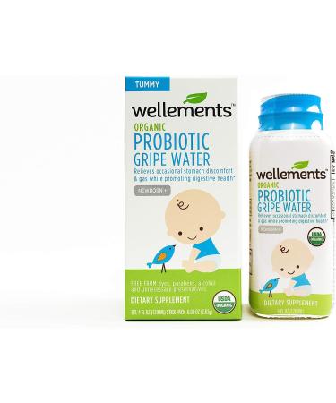Organic Liquid Probiotic for Babies | 4 fl oz | Eases Stomach Discomfort | Digestive & Immune Support | Free from Dyes, Parabens, Preservatives - Buy Online on GoSupps.com