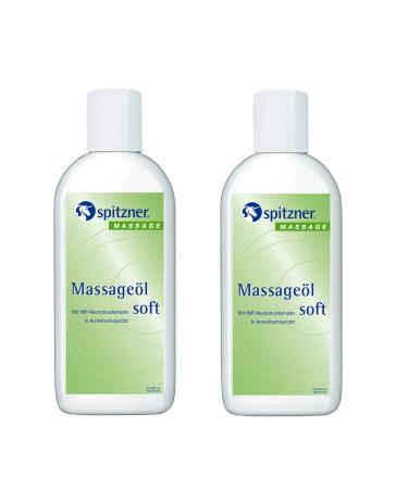 Spitzner Massage Oil Set Soft (2x200 ml) nourishing massage oil for sensitive skin with IMP complex for protected skin - Buy Online on GoSupps.com