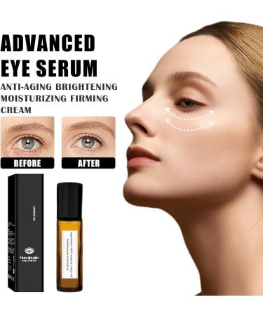 Time Eraser Rollerball with 100% Organic Castor Oil & Frankincense - Anti-Wrinkle Serum for Eyes Reduces Fine Lines (2 PCS) - International Shipping - Buy Online on GoSupps.com