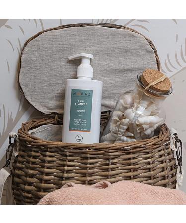 Moraz Baby Herbal Shampoo - Gentle Paraben-Free Kids Shampoo with Achillea & Chamomile - Hydrating Baby Shampoo 8.5 oz - Buy Online on GoSupps.com
