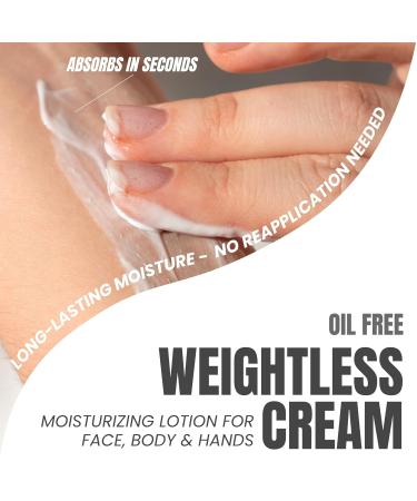 Alozera Hyaluronic Acid Body Lotion with Aloe & Stem Cells Daily Moisturizing Lotion for Dry Sensitive Skin Hydration Non-Greasy Lightweight Moisturizer Fragrance-Free 16.9 oz 2-Pack - Buy Online on GoSupps.com