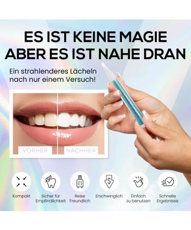Venus Visage Pen Pro Series Teeth Whitening - 20X Pain-Free Tooth Bleaching Fast & Gentle Tooth-Friendly Whitener (2-Pack) - Buy Online on GoSupps.com