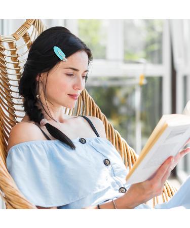 AMMON 8 Pcs No Bend Hair Clips - Salon Styling Creaseless Hair Clips for Women and Girls (4 Black 2 White 2 Pink) - Buy Online on GoSupps.com