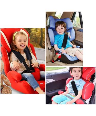 URAQT Car Seat Belt Pad Set - Kids Seatbelt Adjuster & Shoulder Pads - Grey - Buy Online on GoSupps.com