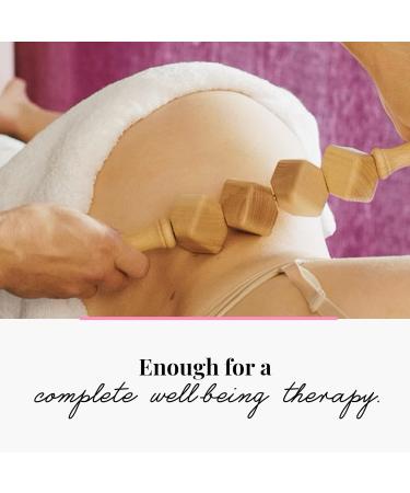 Tuuli Anti-Cellulite Massage Roller | Madero Therapy Wooden Massager with Handle - Four Cubes for Effective Treatment - Buy Online on GoSupps.com