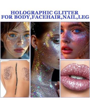  AOOWU AOOWU Glitter Gel for Body and Face 12 Colors Face Makeup for Carnival Halloween Birthday - Buy Online on GoSupps.com