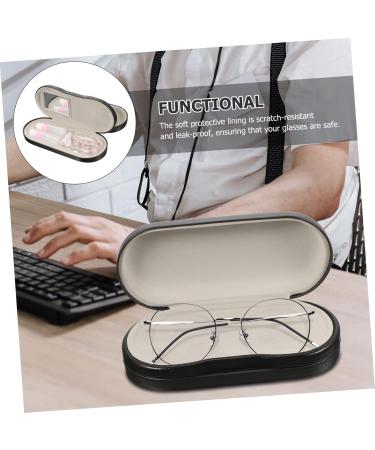 Shop LALAFINA Double-Layered Glasses Case Stylish Pink Storage for Snaps Contacts & Glasses | International Shipping - Buy Online on GoSupps.com