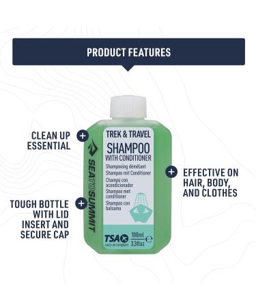 Buy Sea to Summit Trek and Travel Liquid Conditioning Shampoo 3-Pack (3 x 100ml) | International Shipping Available - Buy Online on GoSupps.com