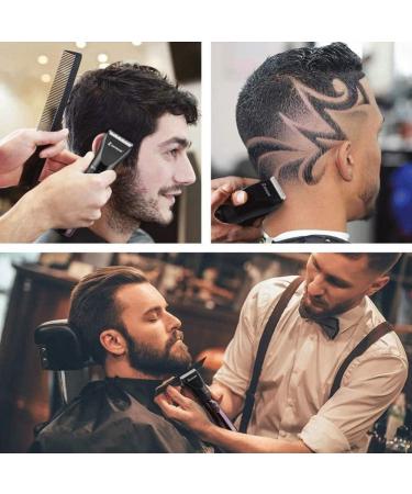 3 Modes Men's LED Display Electric Hair Clipper & Trimmer with Charging Base - Professional Haircut Tool for Home & Travel - Buy Online on GoSupps.com