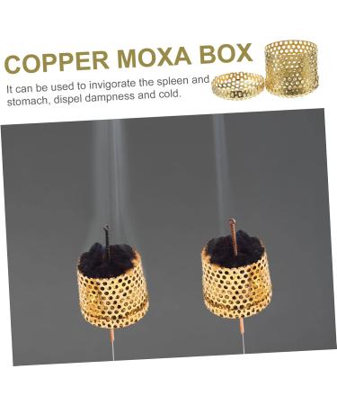 Beavorty 10-Piece Cardboard Smokers & Moxa Holder Tool | Smoke-Free Moxa Storage & Heat Box for Massage | Durable Metal & Copper Design - Buy Online on GoSupps.com
