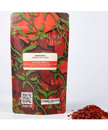 Premium Gochugaru Korean Red Pepper Flakes - 2 oz | Sun Dried Chili Peppers - Buy Online on GoSupps.com