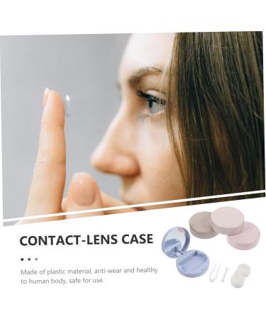Buy Gatuida 4-Piece Cute Contact Lens Container Case - Travel-Friendly Decorative Box for Contact Lenses - Buy Online on GoSupps.com